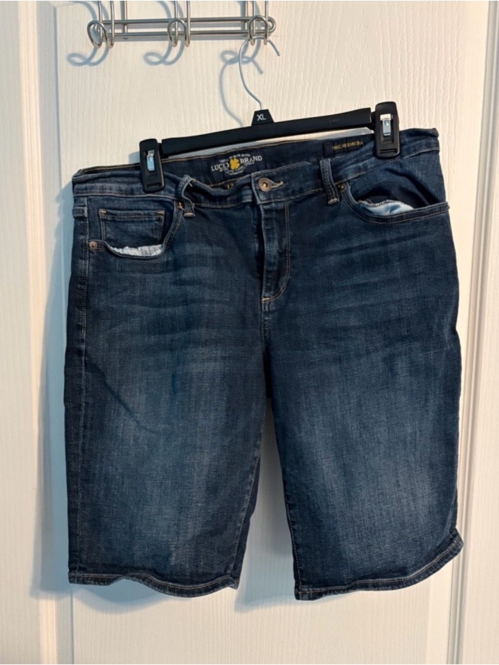 Lucky Brand Indigo Blue Denim Bermuda Shorts